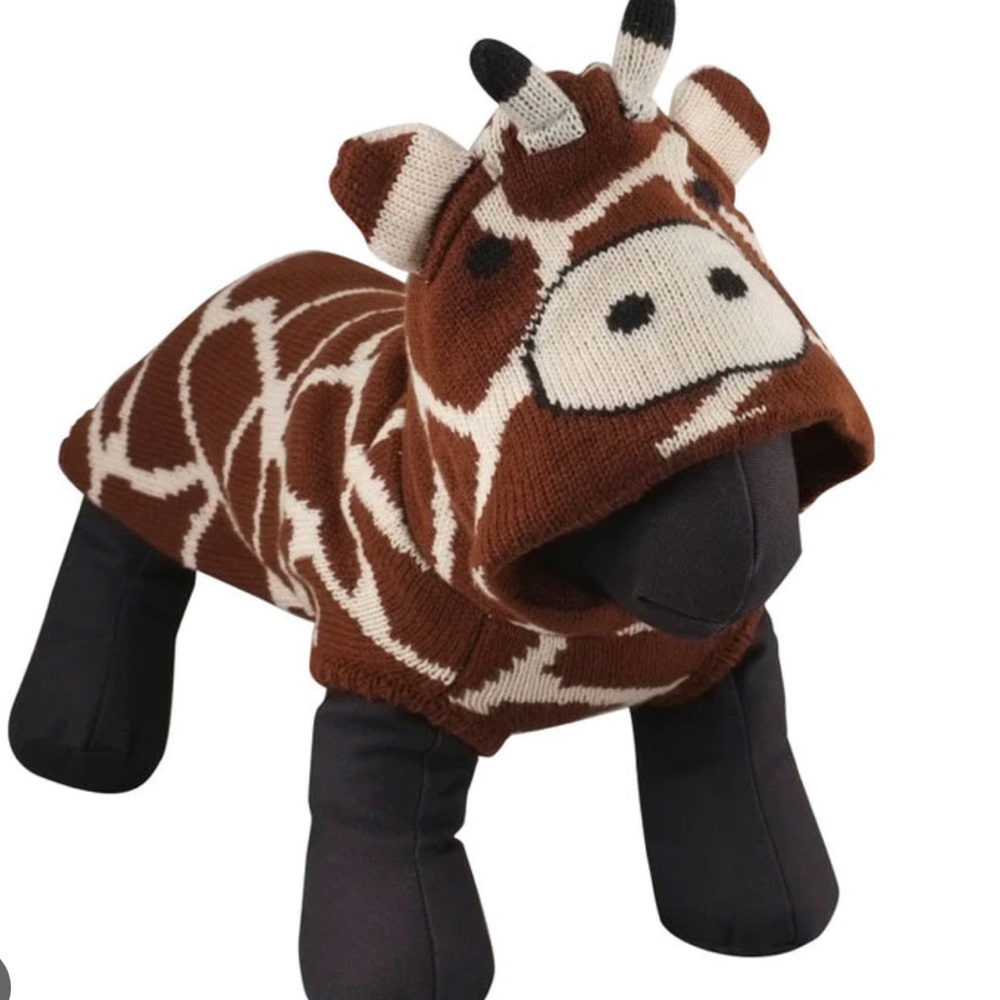 The worthy dog Giraffe small pet hoodie xxs